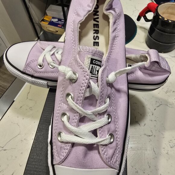 Converse Chuck Taylor All Star Shoreline Slip Womens Casual Shoes 10 Amethyst - Picture 2 of 16